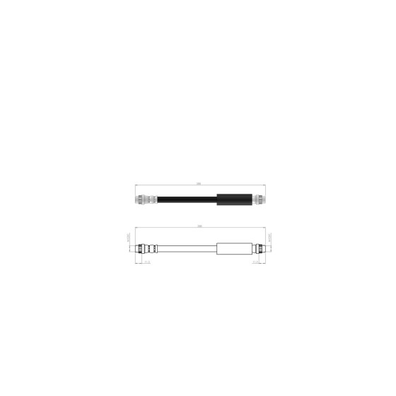 BLUEMAX Arka Fren Hortumu - Expert -Jumpy II 2007 - Kod BL-60-0226 - OEM 4806H2 ürün görseli