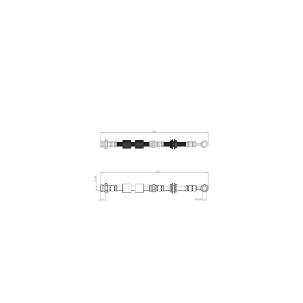BLUEMAX Ön Sol Fren Hortumu - 4007-c-crosser - Kod BL-60-0229 - OEM 4806H8