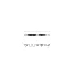BLUEMAX Ön Sağ Fren Hortumu - 4007-c-crosser - Kod BL-60-0230 - OEM 4806H9