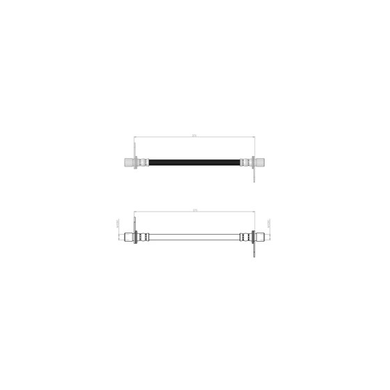 BLUEMAX Arka Sağ Fren Hortumu - 4007-c-crosser 2007 - Kod BL-60-0233 - OEM 4806J2 ürün görseli