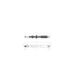 BLUEMAX Ön Fren Hortumu - Ii-c3 Iii 2013 - Kod BL-60-0236 - OEM 4806K7