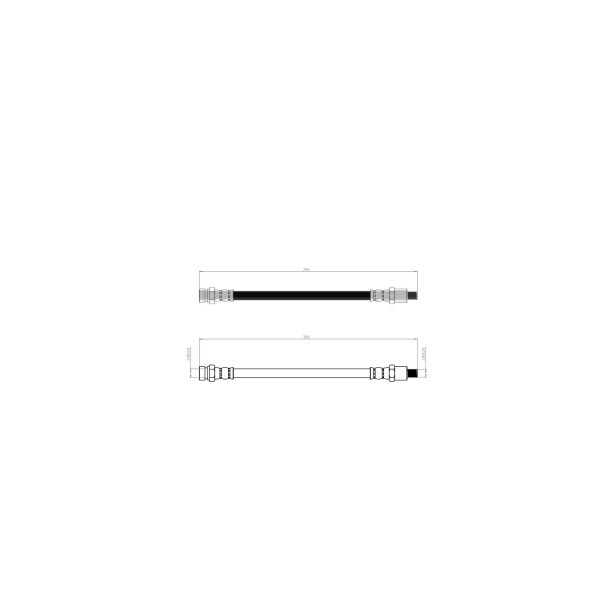BLUEMAX Ön Fren Hortumu - R12 69-84 - Kod BL-60-0256 - OEM 7700547538