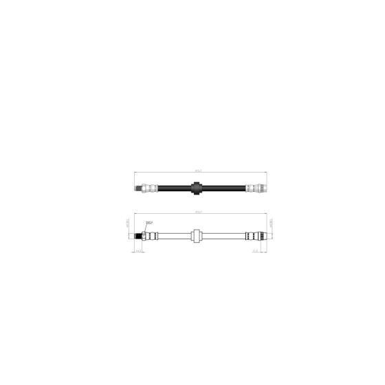BLUEMAX Ön Fren Hortumu - Renault Megane I - Renault Scenic I - 95-03 - Kod BL-60-0262 - OEM 7700840390 ürün görseli