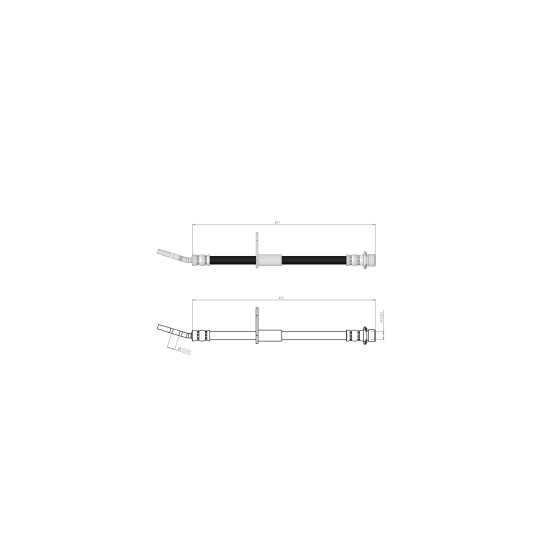 BLUEMAX Ön Sağ Fren Hortumu - Toyota Avensis (T22) 97-03 - Kod BL-76-0100 - OEM 9008094060 ürün görseli