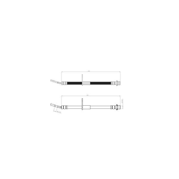 BLUEMAX Ön Sol Fren Hortumu - Toyota Avensis (T22) 97-03 - Kod BL-76-0101 - OEM 9008094061