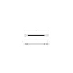 BLUEMAX Arka Sağ Fren Hortumu - Toyota Avensis (T22) 97-03 - Kod BL-76-0102 - OEM 9008094A65