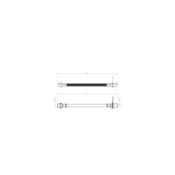 BLUEMAX Arka Sağ Fren Hortumu - Toyota Avensis (T22) 97-03 - Kod BL-76-0102 - OEM 9008094A65 ürün görseli