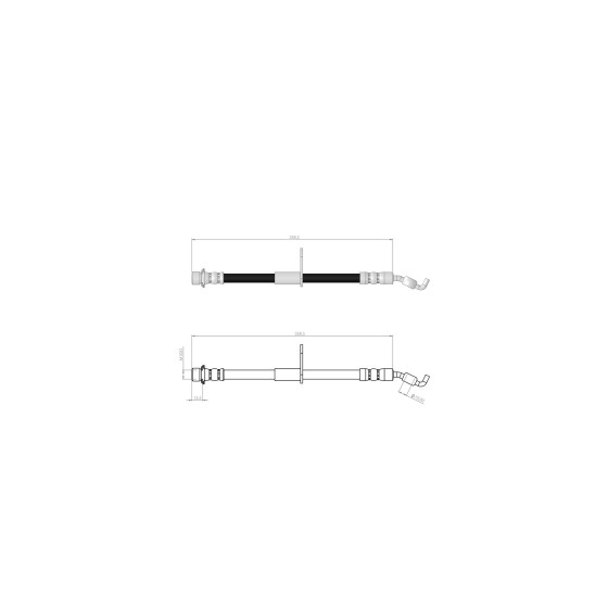 BLUEMAX Arka Sol Fren Hortumu - Toyota Avensis (T27) 2008 - Kod BL-76-0110 - OEM 90947W2018 ürün görseli