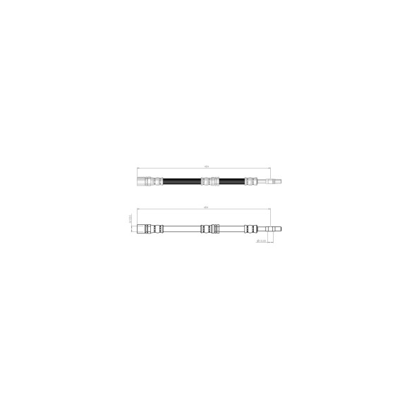 BLUEMAX Ön Fren Hortumu - Toyota Corolla (AE92) - Toyota Carina II T15 87 - 92 - - - - 90947 - Kod BL-76-0124 - OEM 0294702532 ürün görseli