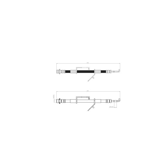 BLUEMAX Ön Sağ Fren Hortumu - Toyota Corolla E15 - E18 - Kod BL-76-0132 - OEM 9094702E33 ürün görseli