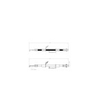 BLUEMAX Ön Sol Fren Hortumu - Toyota Corolla E15 - E18 - Kod BL-76-0133 - OEM 9094702E34