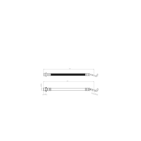 BLUEMAX Arka Fren Hortumu - Toyota Corolla (VVT) E12 02 - 07 - Kod BL-76-0143 - OEM 9094702922 ürün görseli