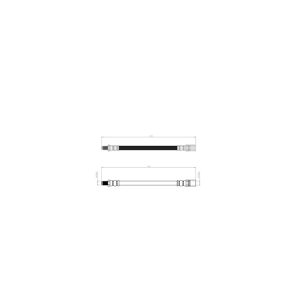 BLUEMAX Arka Fren Hortumu - Toyota Hilux II (4X4) 87-05 - Kod BL-76-0154 - OEM 9094702491 ürün görseli