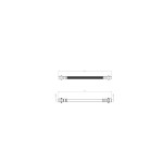 BLUEMAX Ön Fren Hortumu - Toyota Hilux II (4X4) 87-05 - Kod BL-76-0155 - OEM 9094702378