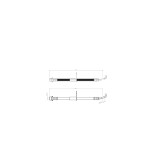 BLUEMAX Ön Sol Fren Hortumu - Toyota Corolla E11 - AE11HB 97-02 - Kod BL-76-0192 - OEM 9008094069
