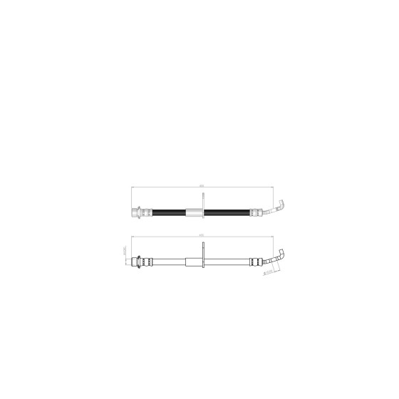 BLUEMAX Ön Sol Fren Hortumu - Toyota Corolla E11 - AE11HB 97-02 - Kod BL-76-0192 - OEM 9008094069 ürün görseli