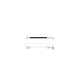 BLUEMAX Arka Sağ Fren Hortumu - Toyota Corolla E11 - AE11HB 97 - 02 - Kod BL-76-0195 - OEM 9094702B88