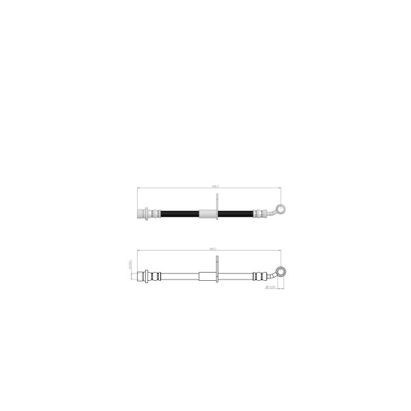BLUEMAX Ön Sağ Fren Hortumu - Honda Accord 02 - 08 - Kod BL-78-0100 - OEM 01464SEAE00