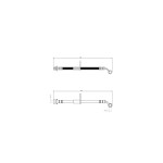 BLUEMAX Ön Sol Fren Hortumu - Honda Civic 01 - 05 - Kod BL-78-0107 - OEM 01465SD6000