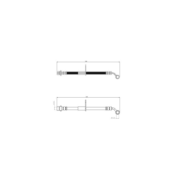BLUEMAX Ön Sol Fren Hortumu - Honda Civic 01 - 05 - Kod BL-78-0107 - OEM 01465SD6000 ürün görseli