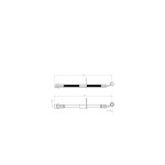 BLUEMAX Ön Sağ Fren Hortumu - Honda Civic Viii 05-12 - Kod BL-78-0116 - OEM 01464SNAA00