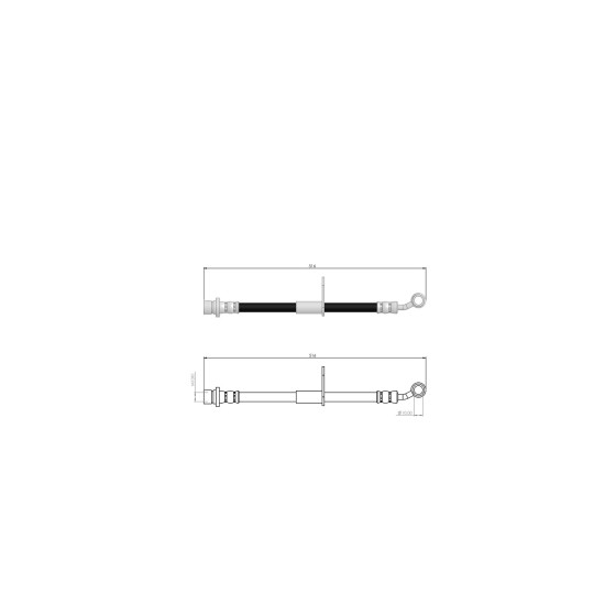 BLUEMAX Ön Sol Fren Hortumu - Honda Accord Viii 08-15 - Kod BL-78-0118 - OEM 01465TL1G00 ürün görseli