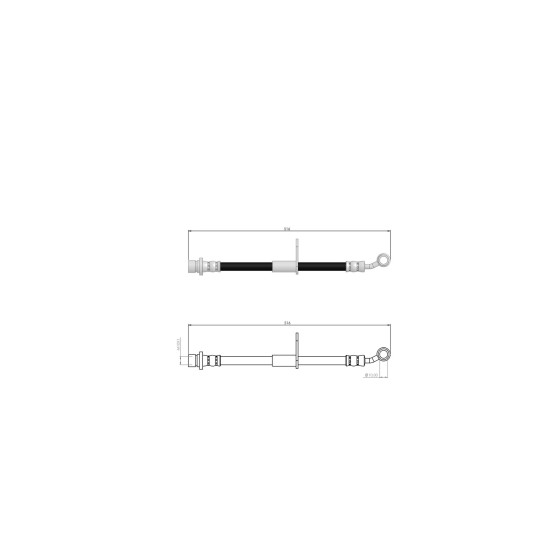 BLUEMAX Ön Sağ Fren Hortumu - Honda Accord Viii 08-15 - Kod BL-78-0119 - OEM 01464TL1G00 ürün görseli