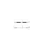 BLUEMAX Ön Sol Fren Hortumu - Honda Civic IX Tourer - Kod BL-78-0153 - OEM 01465TV0E00