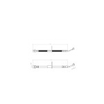 BLUEMAX Arka Sağ Fren Hortumu - Honda Civic X 2016 - Kod BL-78-0156 - OEM 01466TGNG01