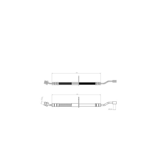 BLUEMAX Ön Sağ Fren Hortumu - Hyundai Accent Iii -Era- 05 - 10 - Kod BL-80-0101 - OEM 587321 ürün görseli