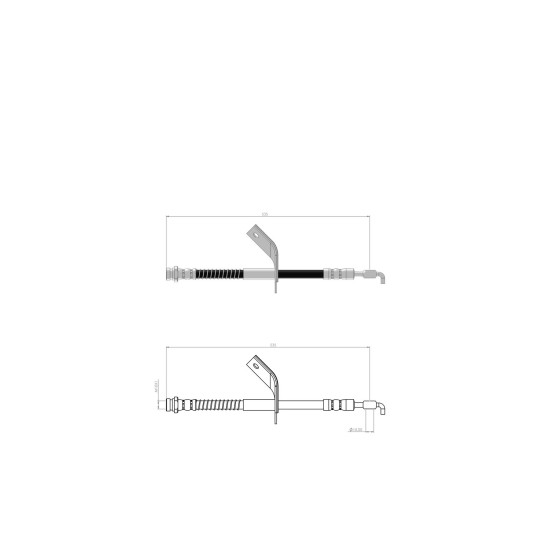 BLUEMAX Ön Sol Fren Hortumu - İ 30 - İ 30 CW -Kia Ceed 07 - 12 V - Kod BL-80-0141 - OEM 587311H000 ürün görseli