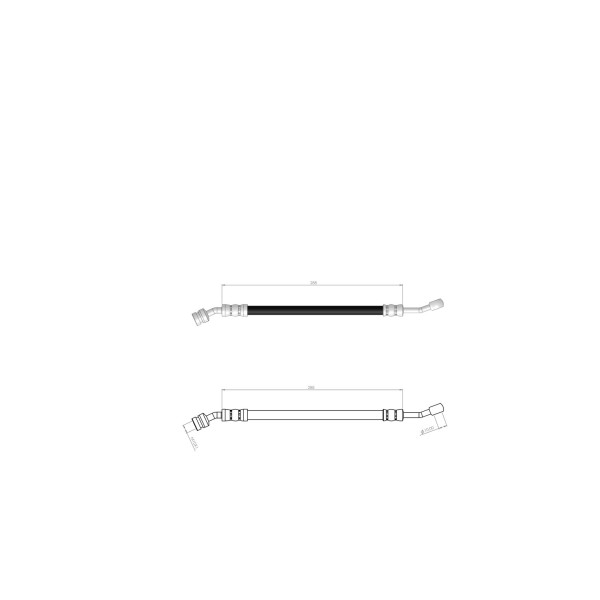 BLUEMAX Arka Sağ Fren Hortumu - Hyundai Starex - H1 2008 - Kod BL-80-0209 - OEM 587384H730