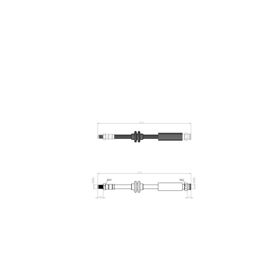 BLUEMAX Arka Fren Hortumu - Ducato (250 -290) 2006 - ­ - Kod BL-90-0120 - OEM 4806H4 ürün görseli