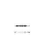 BLUEMAX Ön Sağ Fren Hortumu - Fiat Punto(176) Fiat Punto Van(176l) Fiat Punto Capriolet(176c) Otomatik 93-00 - Kod BL-90-0152 - OEM 46423179