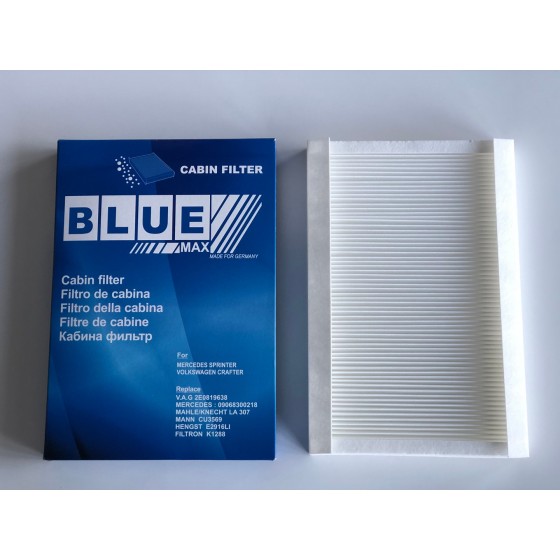 BLUEMAX Polen Filtresi - Crafter Mercedes-benz Sprinter Polen Filtresi Çerçeveli Tip Karbonsuz LA 307 - Kod BLC-817 - OEM 2E0819638 ürün görseli