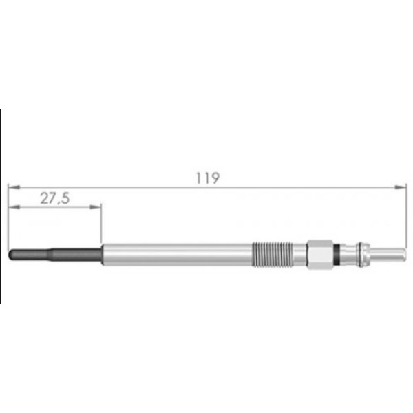 BLUEMAX Isitma Kizdirma Bujisi Opel Corsa C Opel Combo C Opel Corsa D Opel Astra H Fiat Doblo Fiat Linea G.fiat Punto 500 Z13DT Z13DTH Z13DTJ GN053 GLP016 - Kod BLG-041 - OEM 1214070