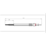 BLUEMAX Isitma Kizdirma Bujisi W203 Volvo C30 CDI 5V GE116 Mercedes-benz - Kod BLG-062 - OEM A0011595101