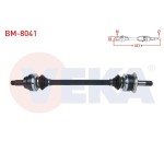 VEKA Aks Komple Arka Sağ F10-f10 Lci-f11-f11 Lci Gkn - Kod BM-8041 - OEM 33207614289
