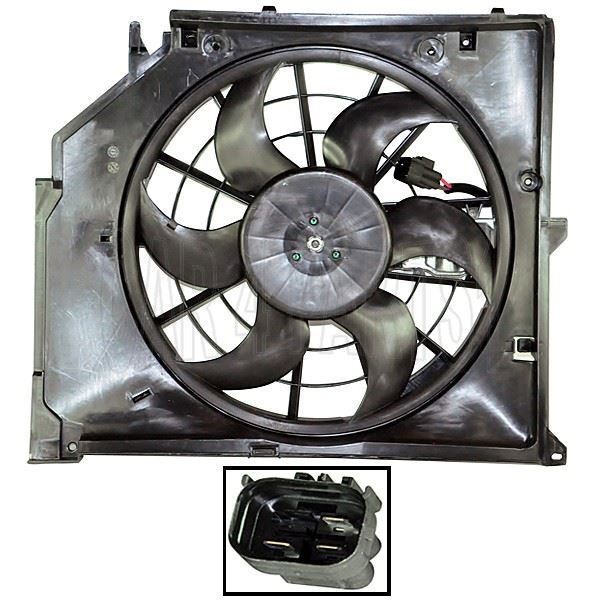 BTAP Fan Motoru - S.3 E46 97-06 3.23 - Kod BMW276227 - OEM 17117525508