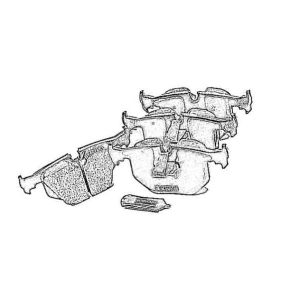 BTAP Arka Fren Balatası - S.5 E39 S.7 E38 S.3 E46 X.5 E53 - Kod BMW276264 - OEM 34216761250