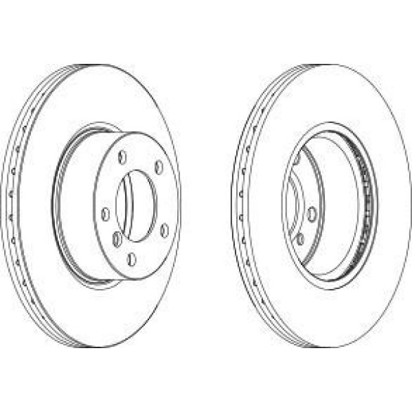 BTAP Ön Fren Diski - S.3 E90 S.1 F20 - Kod BMW276272 - OEM 34116774875