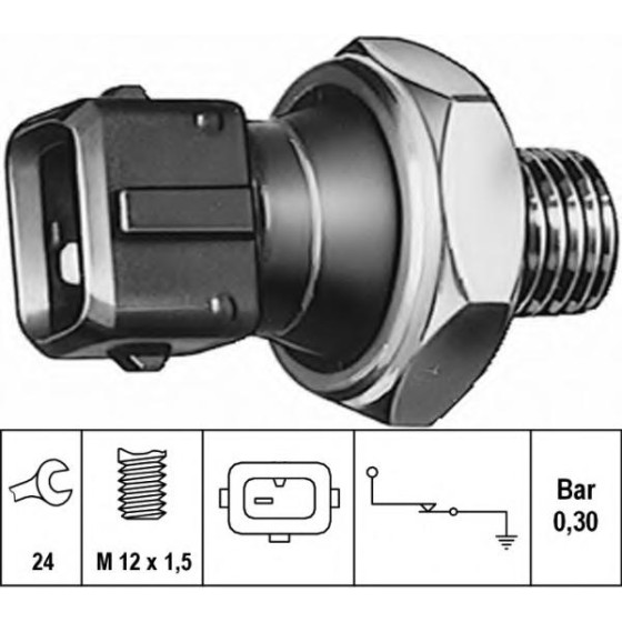 BTAP Yağ Basinç Müşürü -87-88-90-91-92-93 - 33-34-39-60-61-65-66- E53 89-18 06033 6zl 006 - Kod BMW276635 - OEM 12611710509 ürün görseli