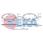 VEKA Fren Balata Fisli Arka Ford Transit (Cift Teker) 2.2 TDCI 17.00mm 2014 - Kod BP11605-00 - OEM CK4Z2200A