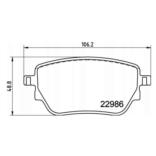 VEKA Fren Balata Arka Mercedes-benz A 180 D - 200 (W177) 2018- / Mercedes-benz Cla 180 D - 200 (C118) 2019 - Kod BP11838-00 - OEM A0004207700