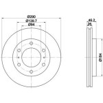 ÖN Disk Aynasi W123 76-90 - Kod BSG 60-210-019 - OEM A1234210012