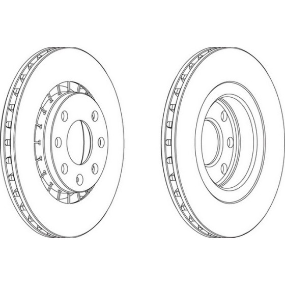 Fren Diski - Aynasi ÖN Opel Astra F 1.8-2.0 8V 93-01 - Kod BSG 65-210-013 - OEM 569001 ürün görseli