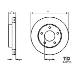 Fren Diski - Aynasi ÖN Volkswagen Passat Aeb Adr Afn 97-99 - Kod BSG 90-210-002 - OEM 8E0615301A