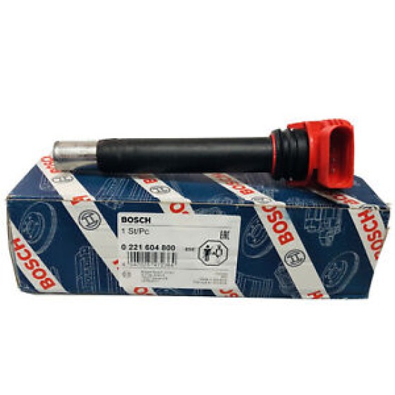 Bosch Ateşleme Bobini - R8 Bobin Kirmizi Kafa Performans Bobini Volkswagen Touareg-a6-q7-cayenne Bar-cgna 3, 0-4, 2 04> 20114 - Kod BSH0221604800 - OEM 06E905115E ürün görseli
