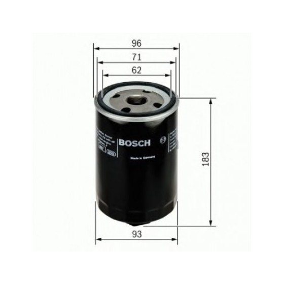 Bosch Yağ Filtresi - T4 2.4d-2.5td - Kod BSH0451203087 - OEM 074115561 ürün görseli