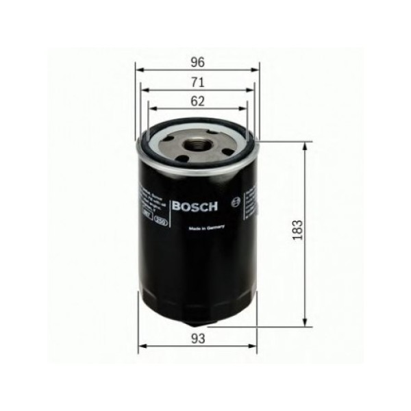 Bosch Yağ Filtresi - T4 2.4d-2.5td - Kod BSH0451203087 - OEM 074115561